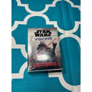 New Star Wars Visions Playing Cards - Black & Red Artwork